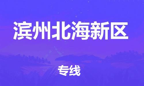 邯郸到滨州北海新区货运公司-电商货物运输专线「急速响应」