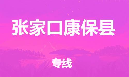 邯郸到张家口康保县物流专线-物流专线市县闪送-全年无忧